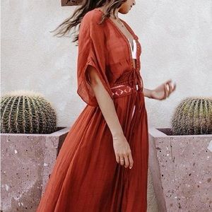 cover up women kimono swim cardigan boho wrap  semi sheer great for cardigans co